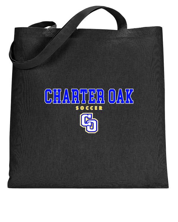 Charter Oak HS Girls Soccer Block - Tote Bag