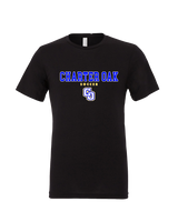 Charter Oak HS Girls Soccer Block - Mens Tri Blend Shirt