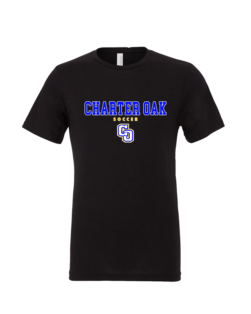 Charter Oak HS Girls Soccer Block - Mens Tri Blend Shirt