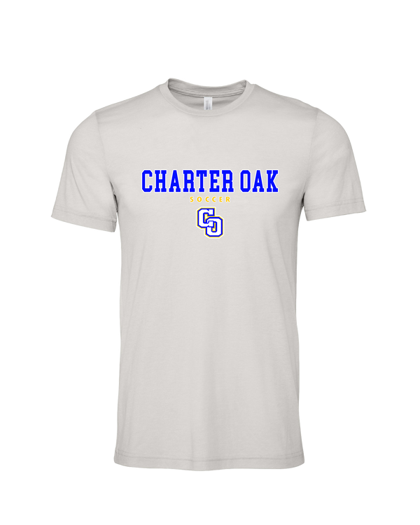 Charter Oak HS Girls Soccer Block - Mens Tri Blend Shirt