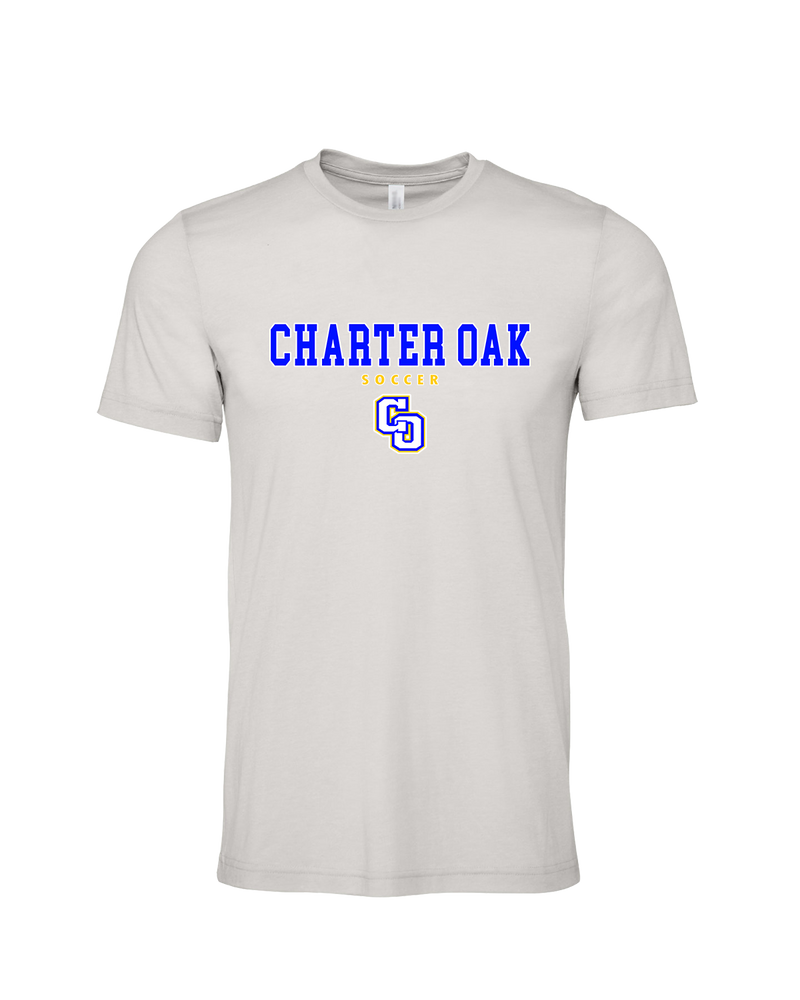 Charter Oak HS Girls Soccer Block - Mens Tri Blend Shirt