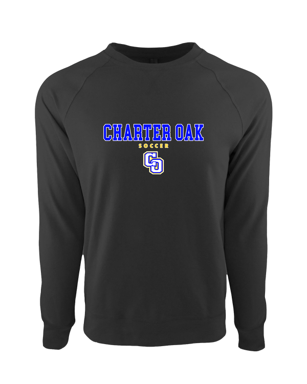 Charter Oak HS Girls Soccer Block - Crewneck Sweatshirt