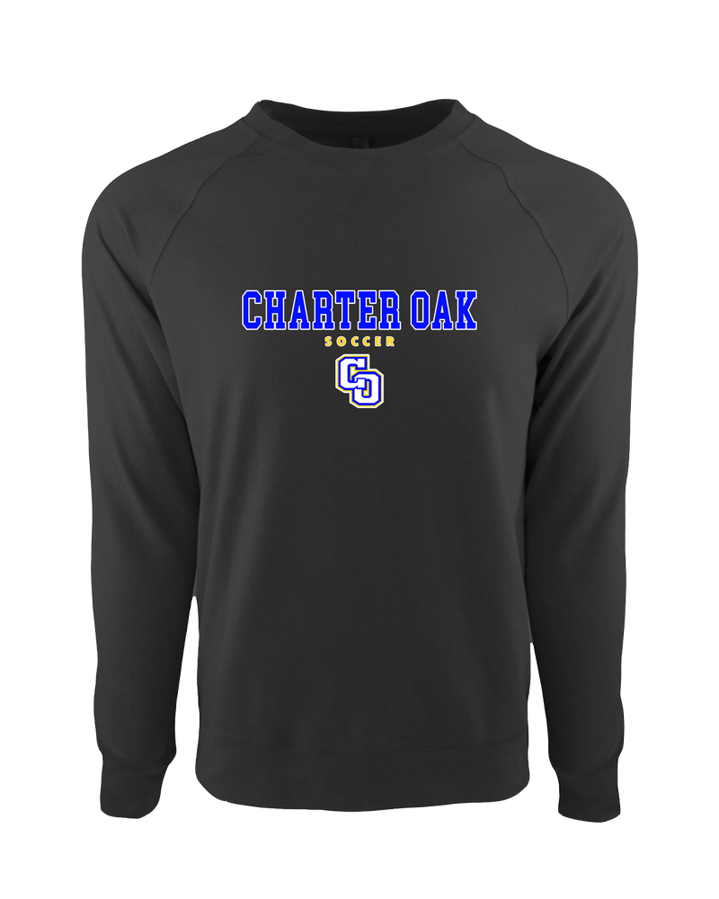 Charter Oak HS Girls Soccer Block - Crewneck Sweatshirt