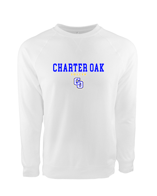 Charter Oak HS Girls Soccer Block - Crewneck Sweatshirt