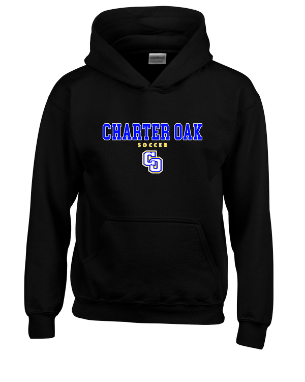 Charter Oak HS Girls Soccer Block - Cotton Hoodie
