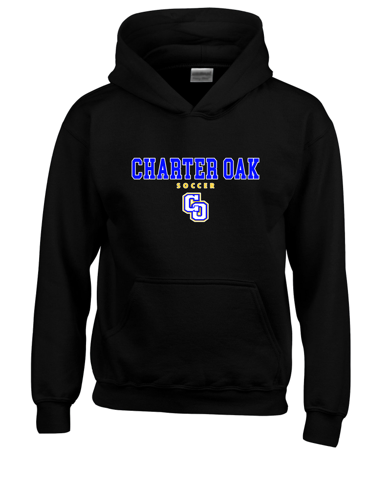 Charter Oak HS Girls Soccer Block - Cotton Hoodie