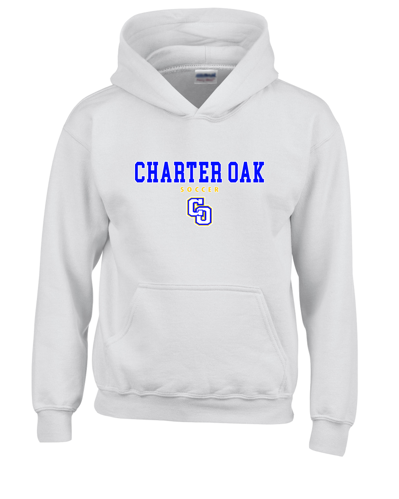 Charter Oak HS Girls Soccer Block - Cotton Hoodie
