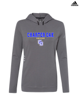 Charter Oak HS Girls Soccer Block - Adidas Women's Lightweight Hooded Sweatshirt