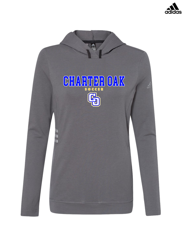 Charter Oak HS Girls Soccer Block - Adidas Women's Lightweight Hooded Sweatshirt