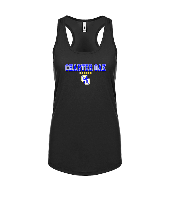 Charter Oak HS Girls Soccer Block - Womens Tank Top