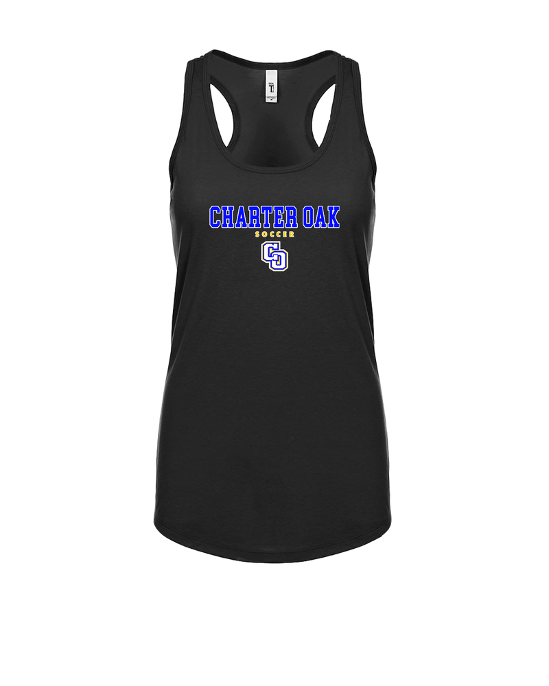 Charter Oak HS Girls Soccer Block - Womens Tank Top