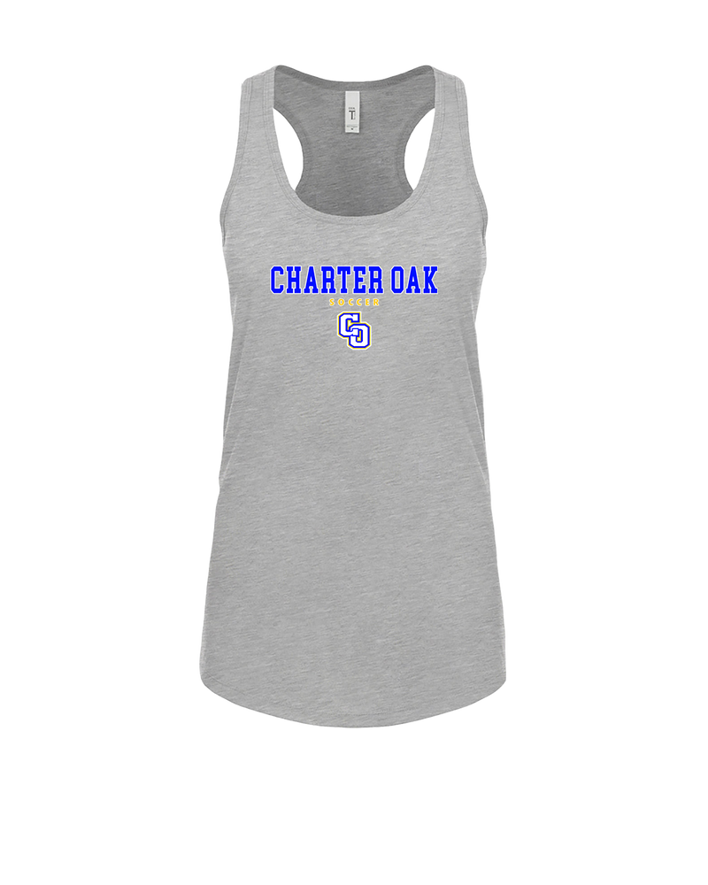 Charter Oak HS Girls Soccer Block - Womens Tank Top