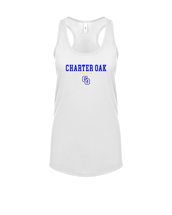 Charter Oak HS Girls Soccer Block - Womens Tank Top