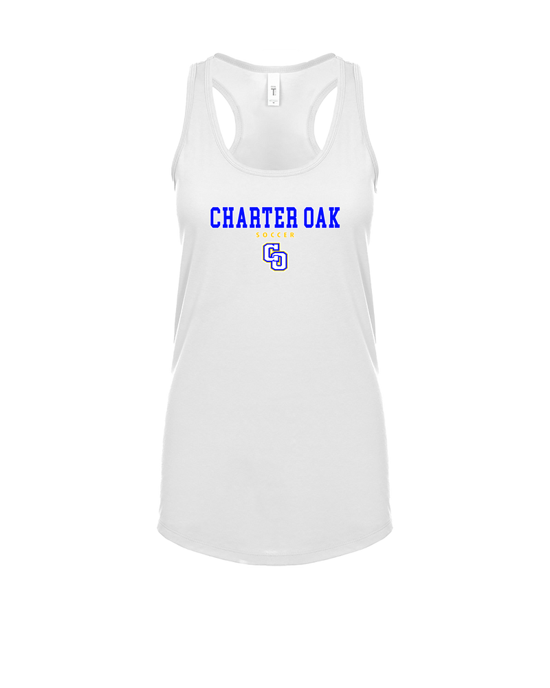 Charter Oak HS Girls Soccer Block - Womens Tank Top