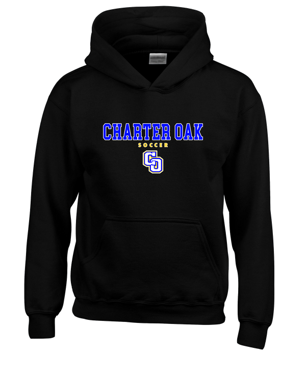 Charter Oak HS Girls Soccer Block - Youth Hoodie