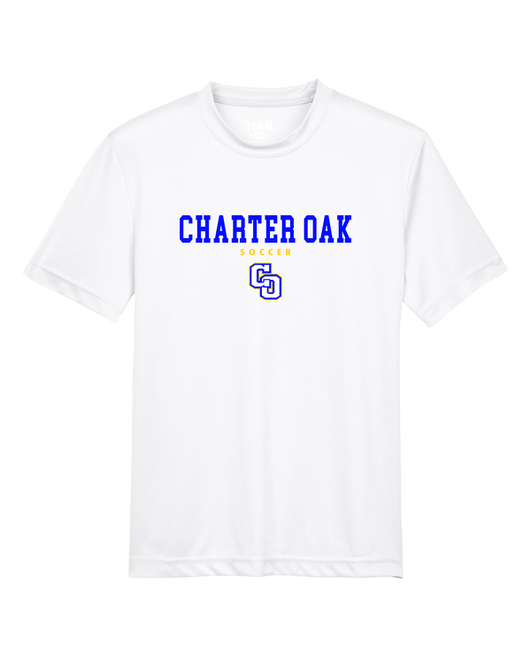 Charter Oak HS Girls Soccer Block - Youth Performance T-Shirt
