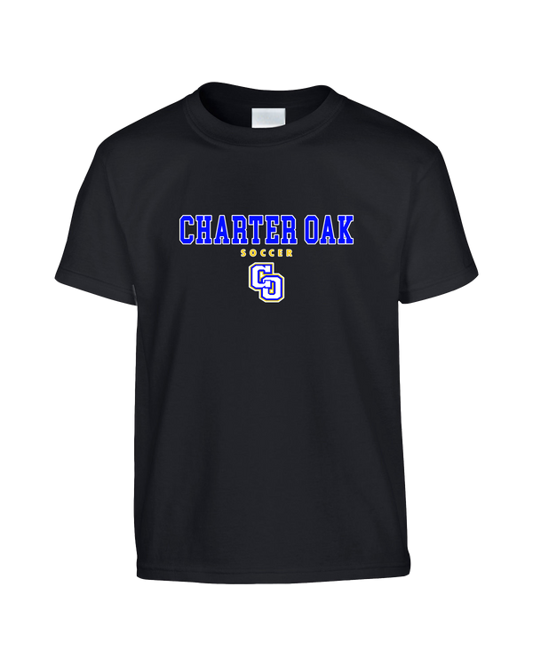 Charter Oak HS Girls Soccer Block - Youth T-Shirt