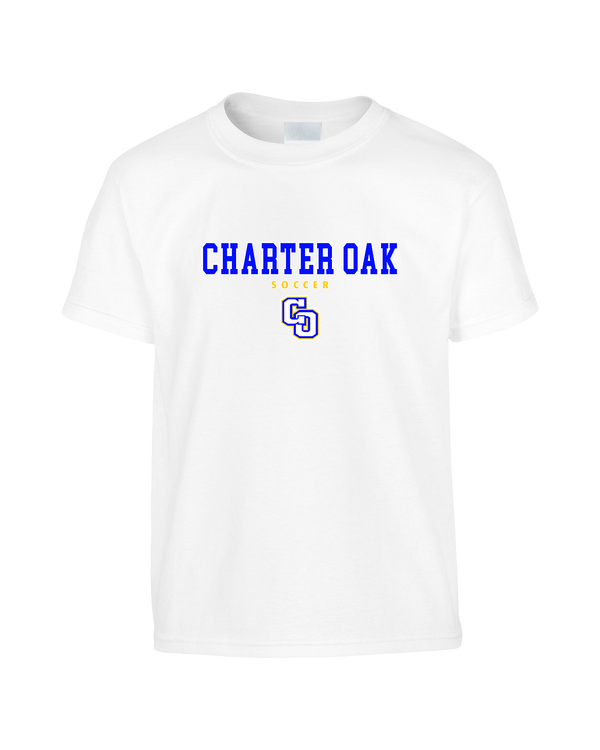 Charter Oak HS Girls Soccer Block - Youth T-Shirt