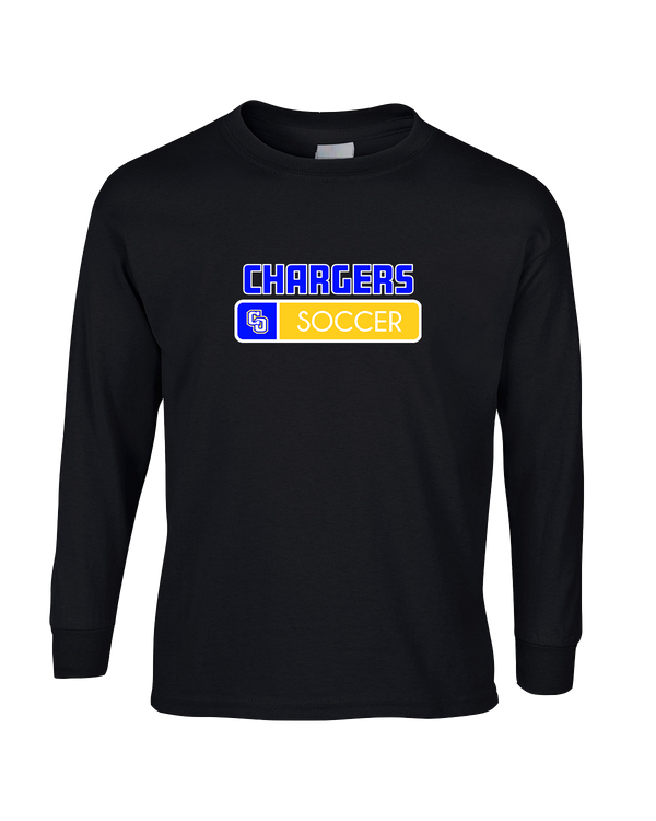 Charter Oak HS Girls Soccer Pennant - Mens Basic Cotton Long Sleeve