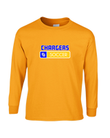 Charter Oak HS Girls Soccer Pennant - Mens Basic Cotton Long Sleeve