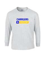 Charter Oak HS Girls Soccer Pennant - Mens Basic Cotton Long Sleeve