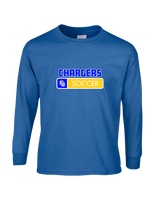Charter Oak HS Girls Soccer Pennant - Mens Basic Cotton Long Sleeve