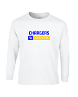 Charter Oak HS Girls Soccer Pennant - Mens Basic Cotton Long Sleeve