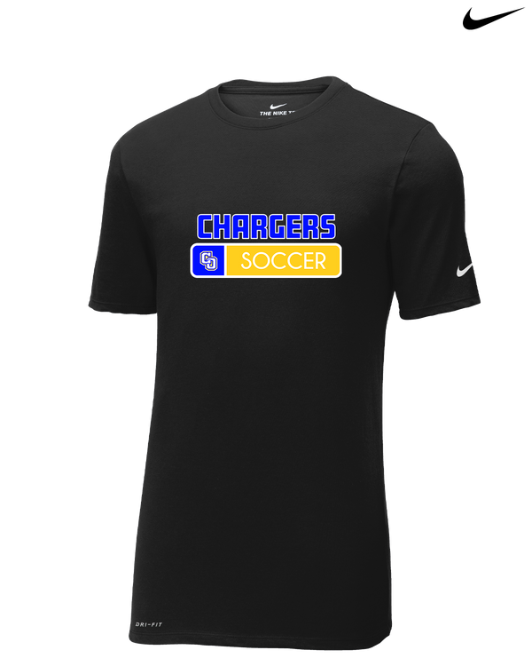 Charter Oak HS Girls Soccer Pennant - Nike Cotton Poly Dri-Fit