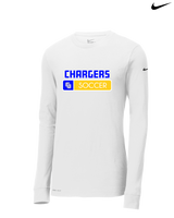 Charter Oak HS Girls Soccer Pennant - Nike Dri-Fit Poly Long Sleeve