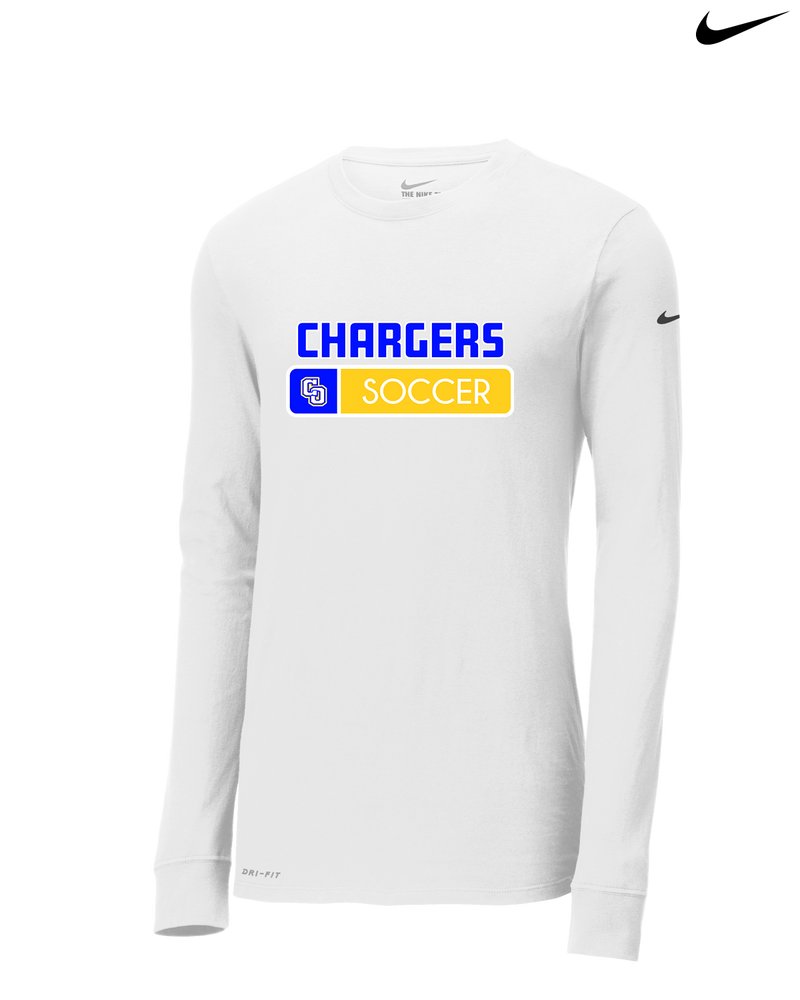 Charter Oak HS Girls Soccer Pennant - Nike Dri-Fit Poly Long Sleeve