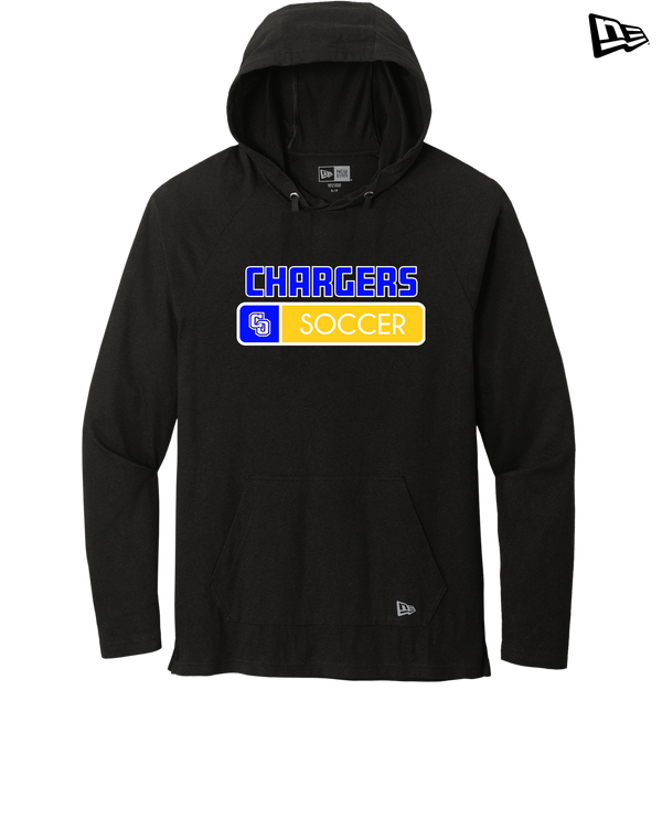 Charter Oak HS Girls Soccer Pennant - New Era Tri Blend Hoodie