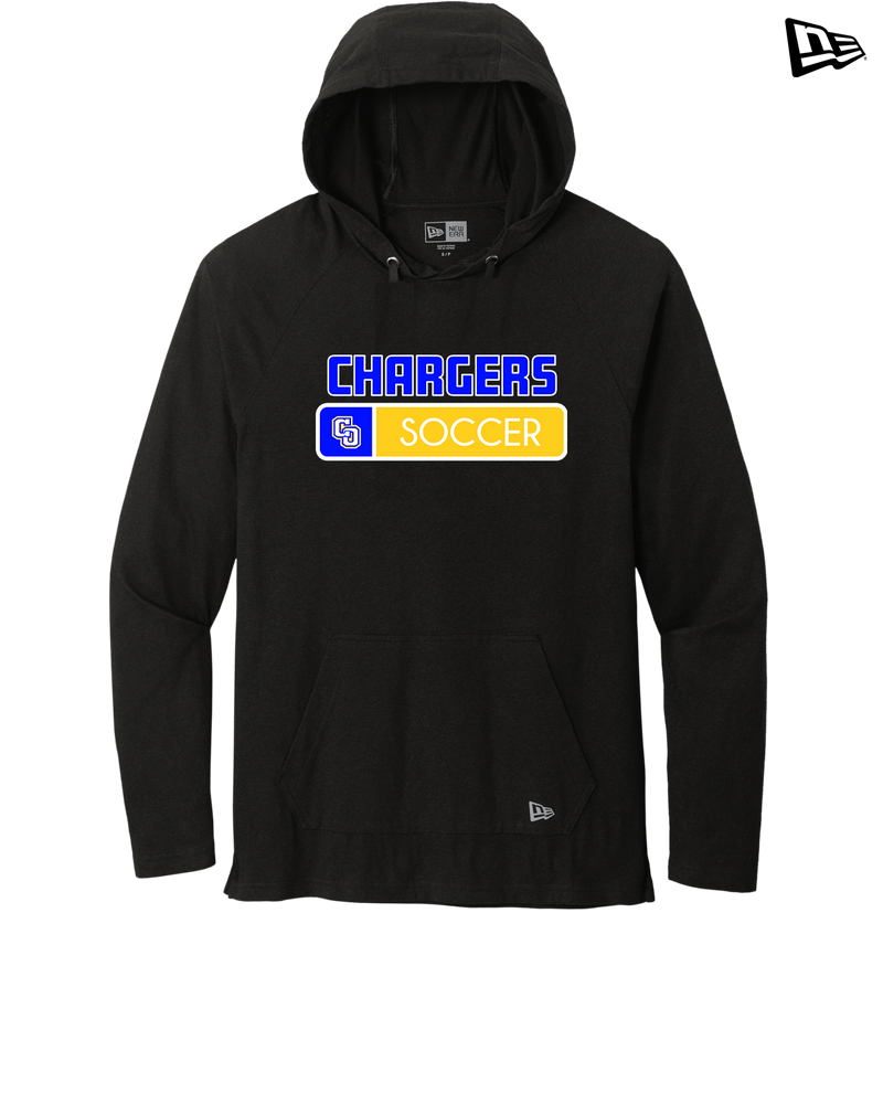 Charter Oak HS Girls Soccer Pennant - New Era Tri Blend Hoodie