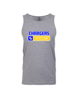 Charter Oak HS Girls Soccer Pennant - Mens Tank Top