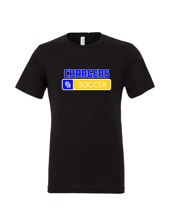 Charter Oak HS Girls Soccer Pennant - Mens Tri Blend Shirt