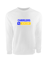 Charter Oak HS Girls Soccer Pennant - Crewneck Sweatshirt