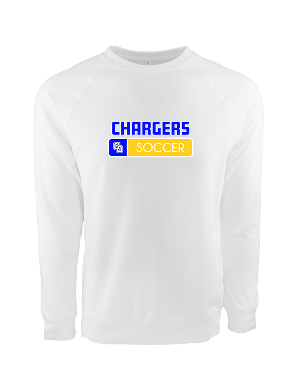 Charter Oak HS Girls Soccer Pennant - Crewneck Sweatshirt