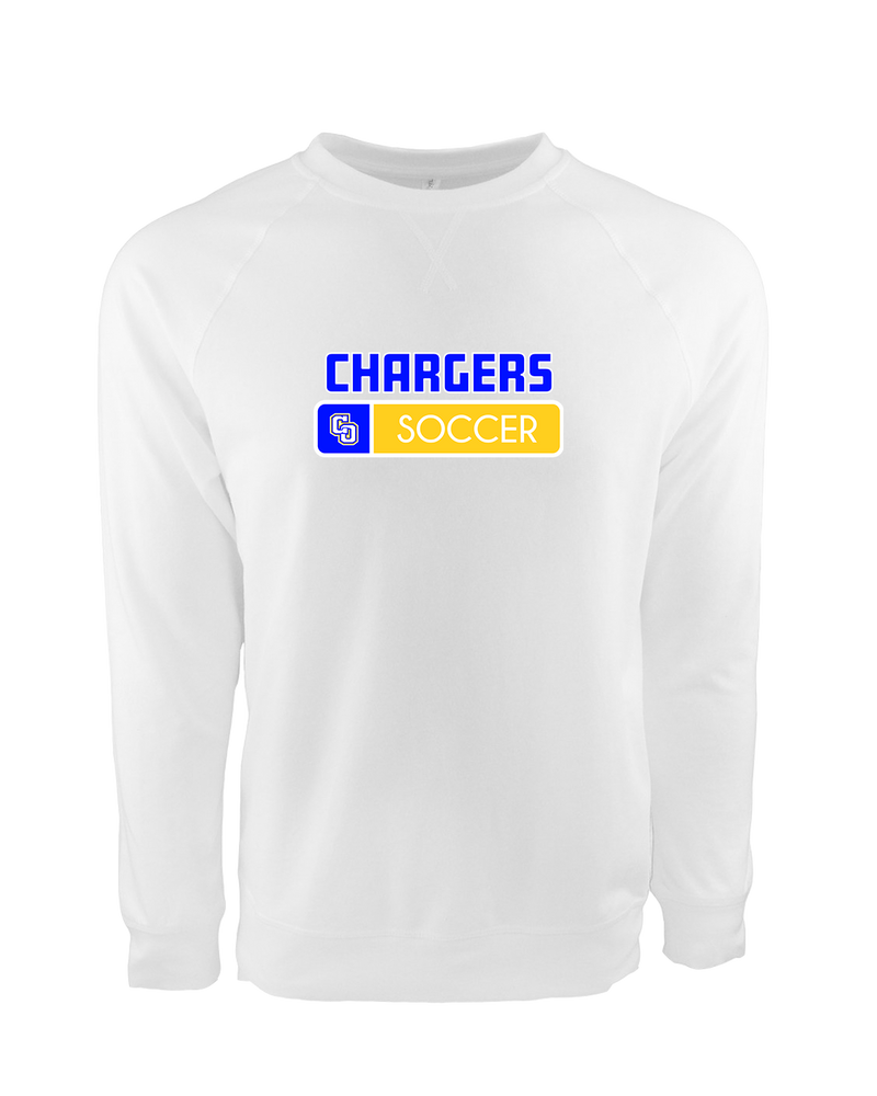 Charter Oak HS Girls Soccer Pennant - Crewneck Sweatshirt