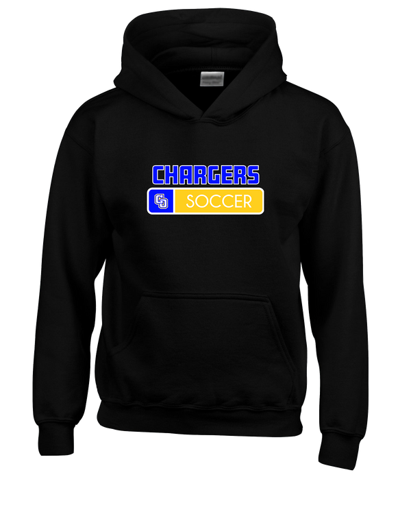 Charter Oak HS Girls Soccer Pennant - Cotton Hoodie