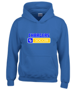 Charter Oak HS Girls Soccer Pennant - Cotton Hoodie