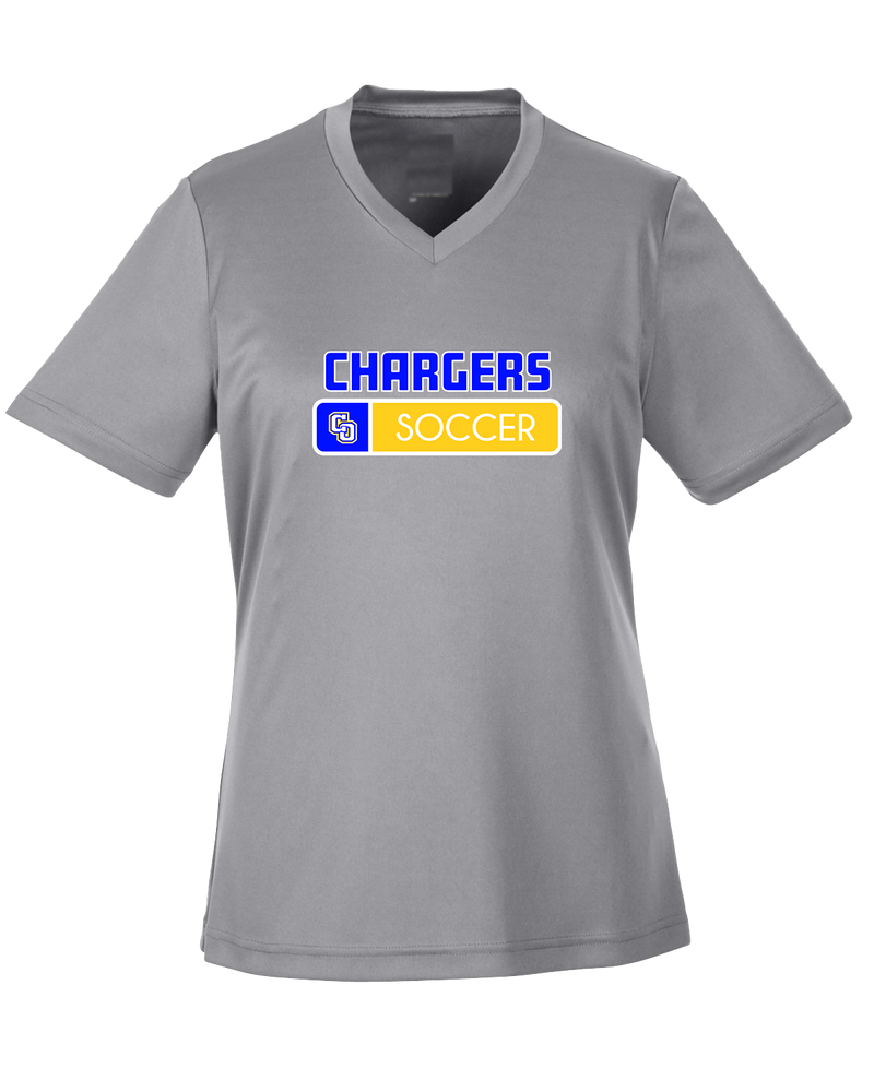 Charter Oak HS Girls Soccer Pennant - Womens Performance Shirt