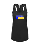 Charter Oak HS Girls Soccer Pennant - Womens Tank Top