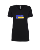 Charter Oak HS Girls Soccer Pennant - Womens V-Neck