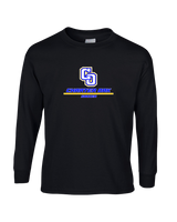 Charter Oak HS Girls Soccer Split - Mens Basic Cotton Long Sleeve