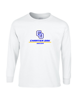 Charter Oak HS Girls Soccer Split - Mens Basic Cotton Long Sleeve