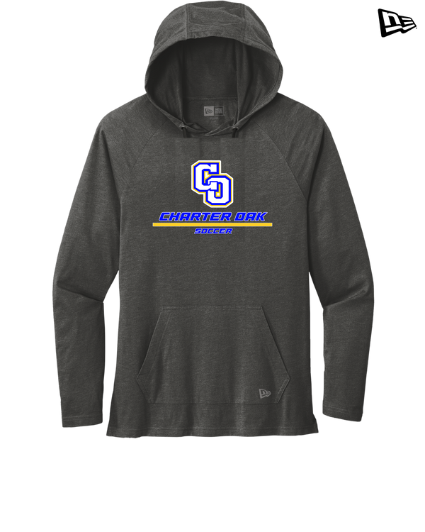 Charter Oak HS Girls Soccer Split - New Era Tri Blend Hoodie