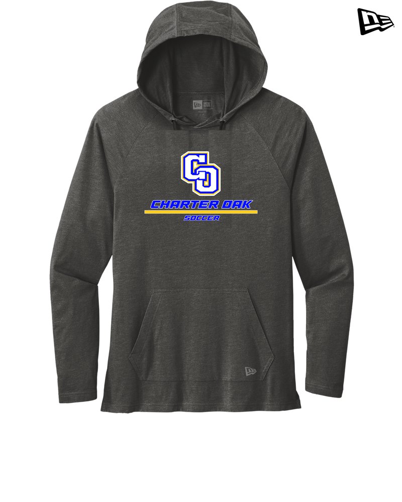 Charter Oak HS Girls Soccer Split - New Era Tri Blend Hoodie