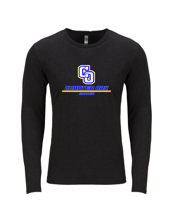 Charter Oak HS Girls Soccer Split - Tri Blend Long Sleeve