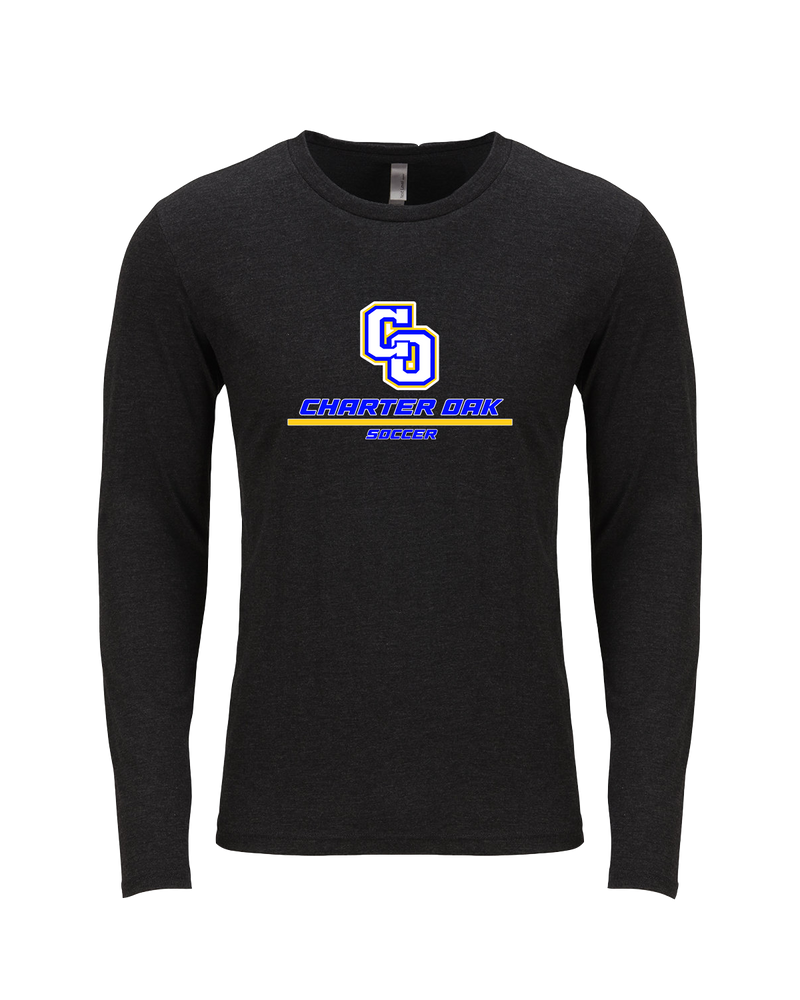 Charter Oak HS Girls Soccer Split - Tri Blend Long Sleeve