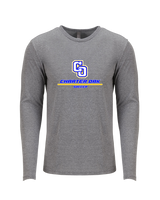 Charter Oak HS Girls Soccer Split - Tri Blend Long Sleeve