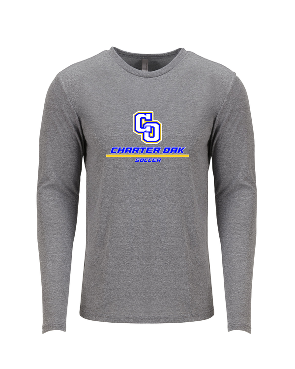Charter Oak HS Girls Soccer Split - Tri Blend Long Sleeve